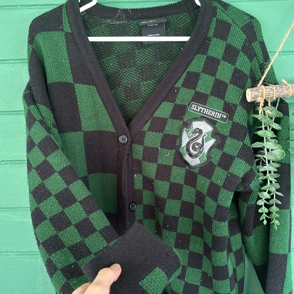 Harry Potter Wizarding World Slytherin Cardigan
